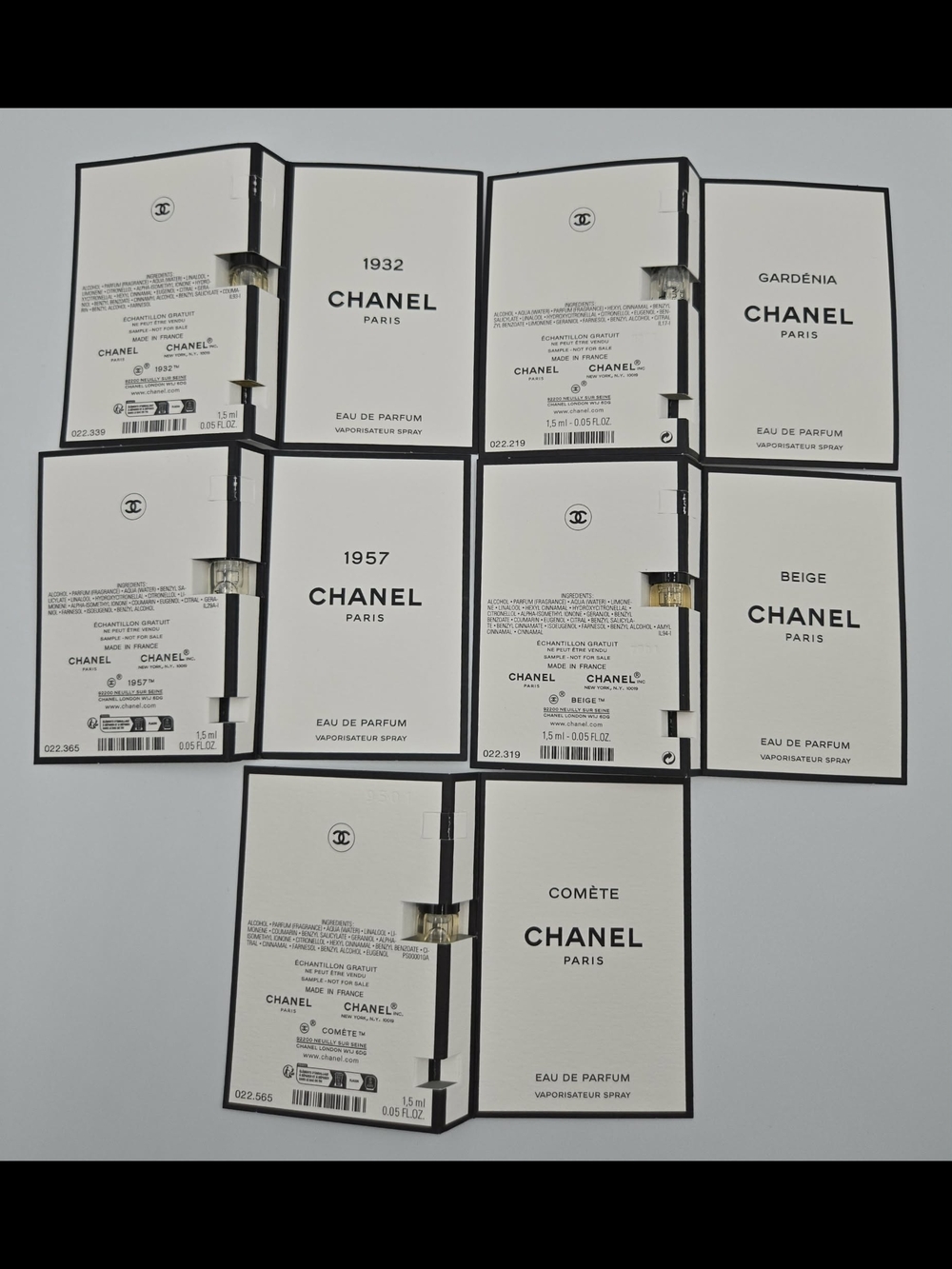 10XCHANEL LES EXCLUSIFS ICONIC EDP Discovery Set Travel Size each 1.5ML New - Picture 4 of 16